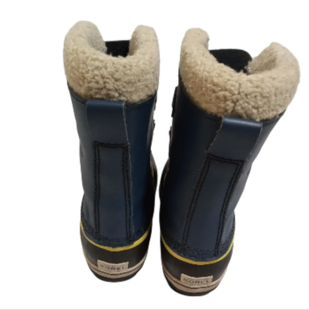 Sorel  Waterproof Insulated Snow Boots Sherpa Lined Duck Winter Boot Sz 4